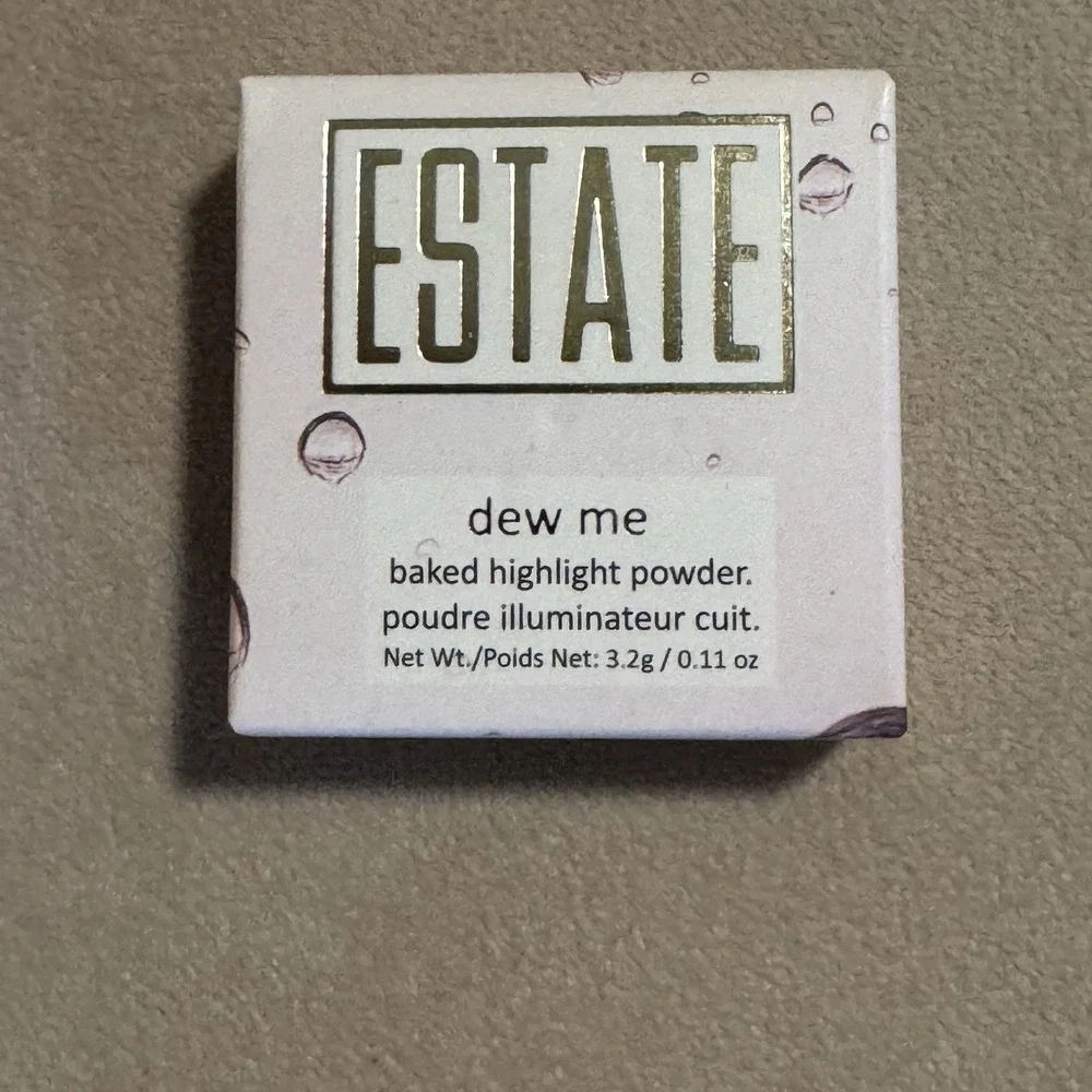 Estate Cosmetics Dew Me Baked Highlighter Powder‎ LIT 0.1 oz Full Size